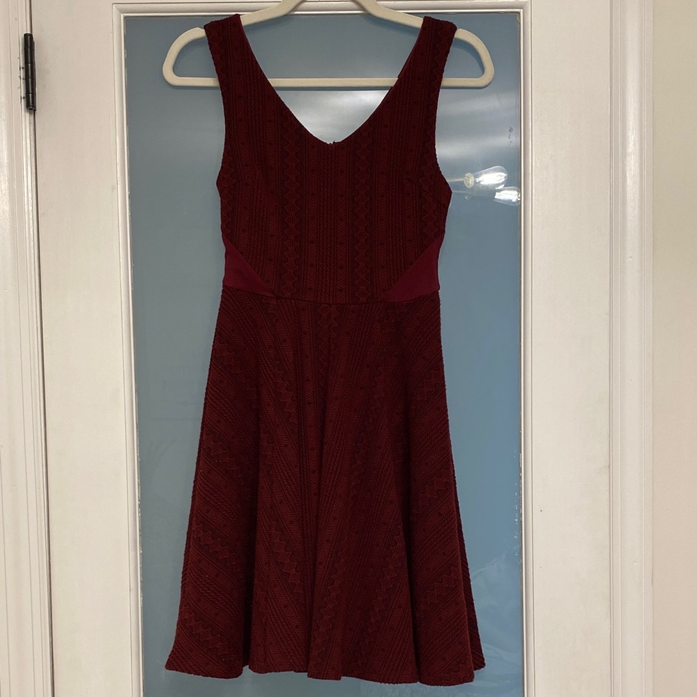 Marilyn Monroe Deep Red Mini Dress